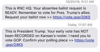 Illustration for article titled Voter suppression/voter encouragement